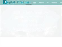 Tablet Screenshot of digital-dreams.nl